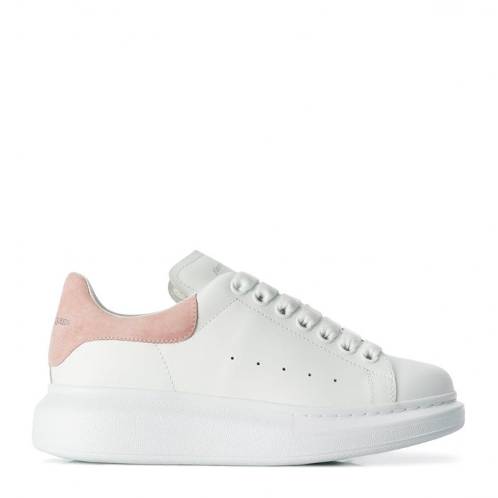 WHITE AND PINK LEATHER...