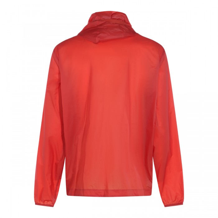 RED NYLON HAMLIN HOODED JACKET 2