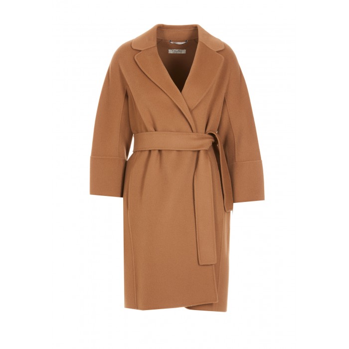 CAMEL WOOL ARONA COAT