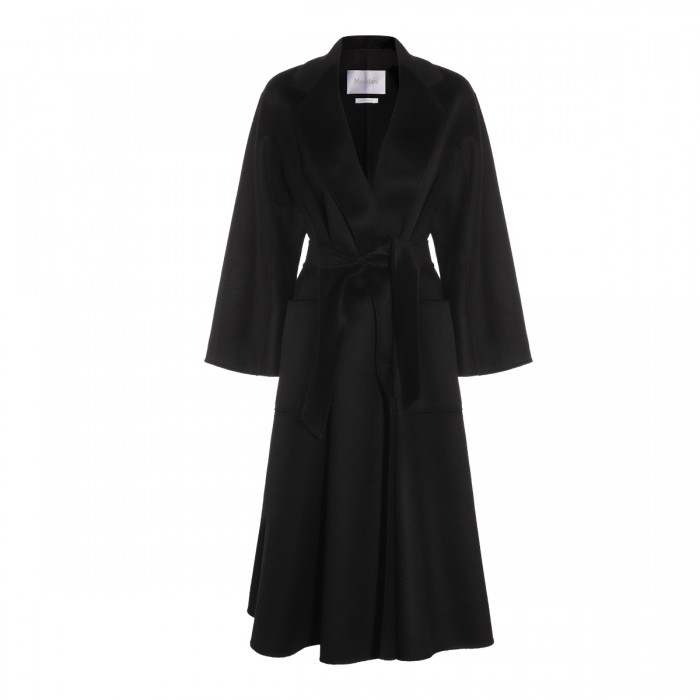 BLACK CASHMERE LUDMILLA COAT