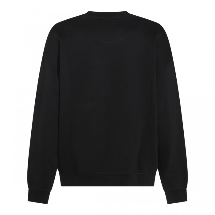 BLACK COTTON SWEATSHIRT 2