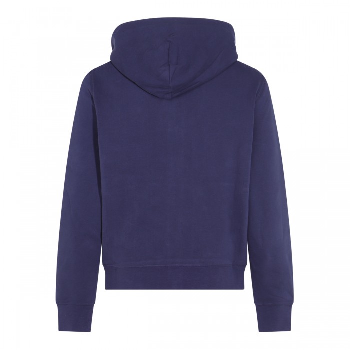 NAVY COTTON ZIP-UP HOODIE 2