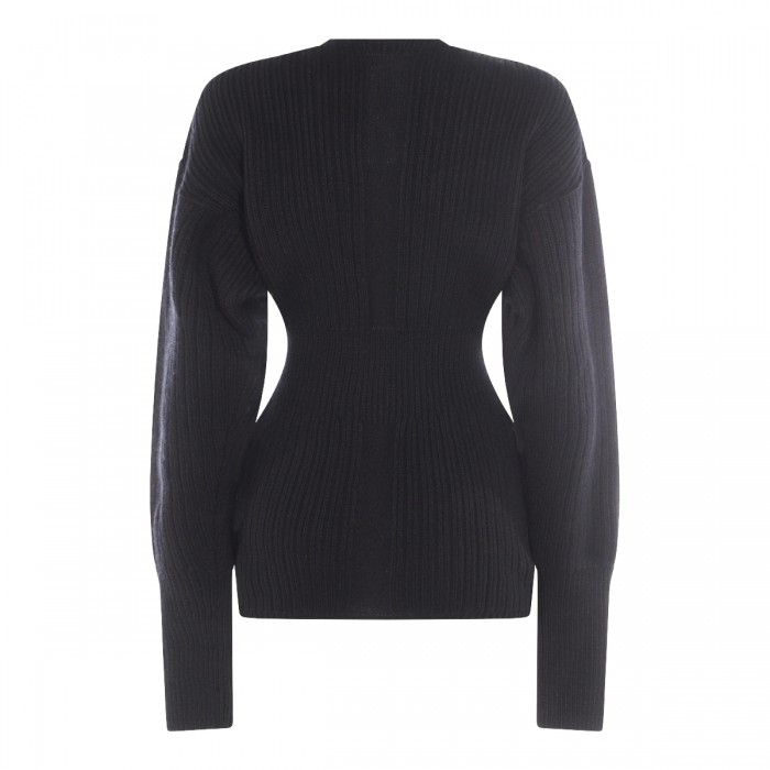 BLACK WOOL KNITWEAR 2