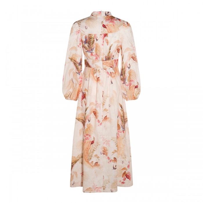 CREAM LINEN DRESS 2