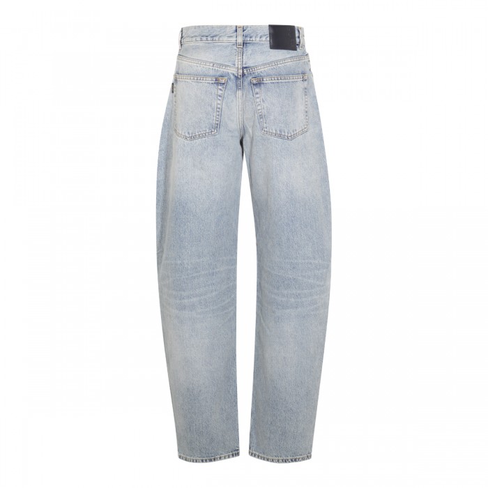 LIGHT BLUE COTTON BIBI JEANS 2