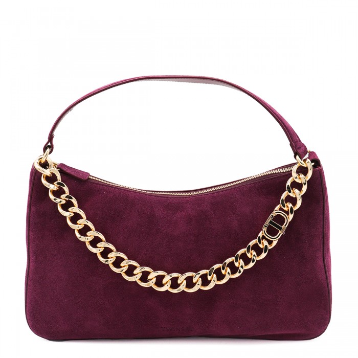 PURPLE LEATHER LILIANE...