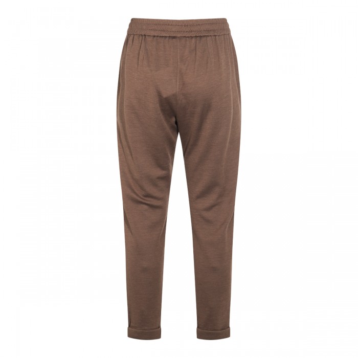 BROWN COTTON PANTS 2