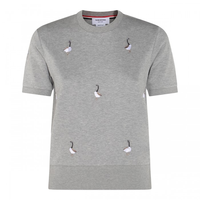 GREY COTTON KNITWEAR