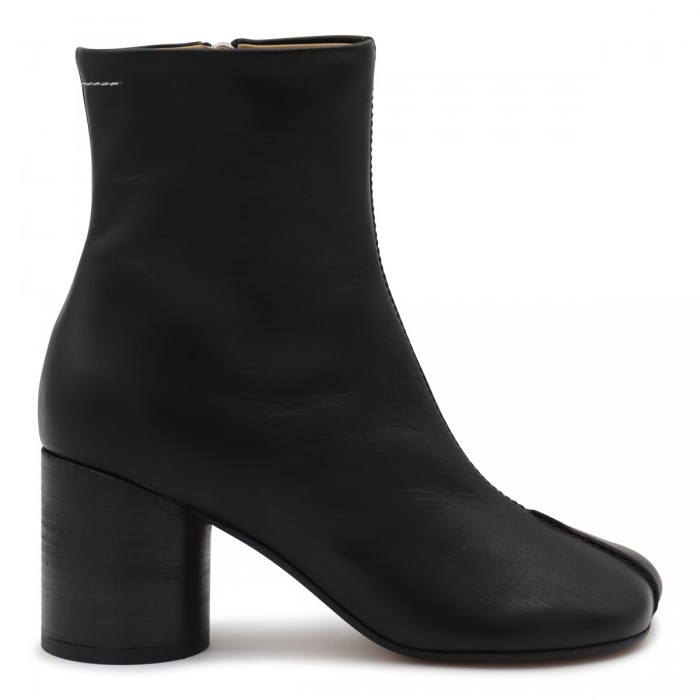 BLACK LEATHER BOOTS