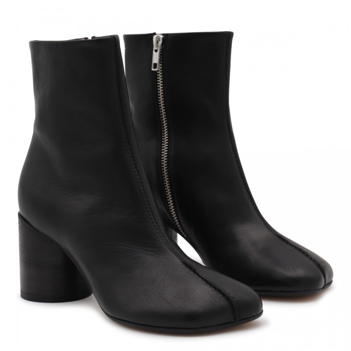 BLACK LEATHER BOOTS 2