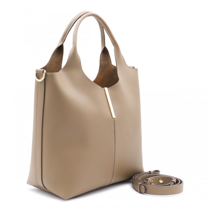 LIGHT BEIGE LEATHER TOP... 2