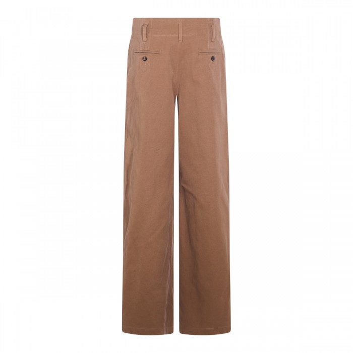 BROWN COTTON PANTS 2