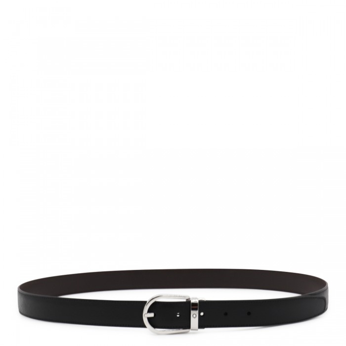 BLACK LEATHER BELT