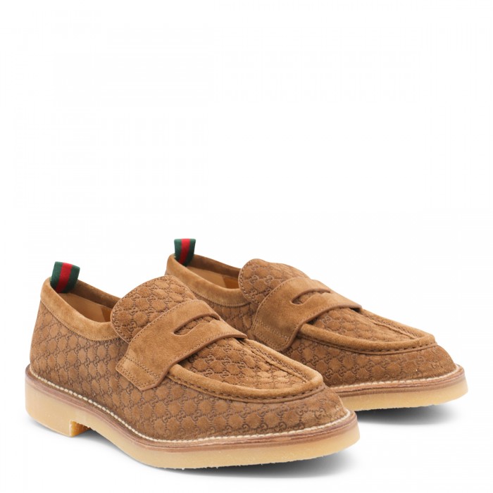 TOBACCO LEATHER LOAFERS 2