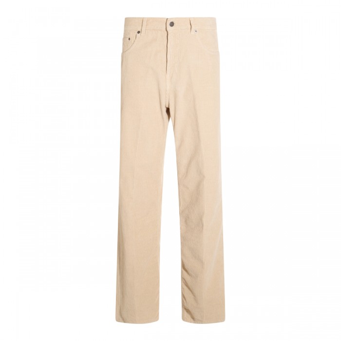 BEIGE COTTON JEANS