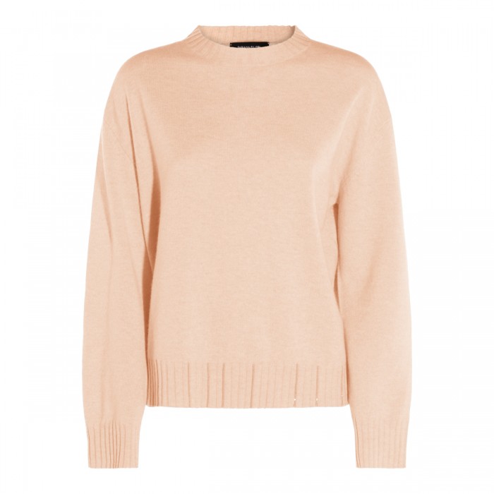BEIGE WOOL KNITWEAR