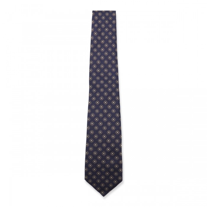 BLUE WOOL TIE