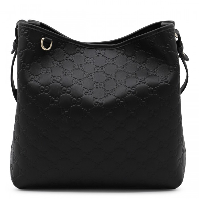 BLACK LEATHER SATCHELS