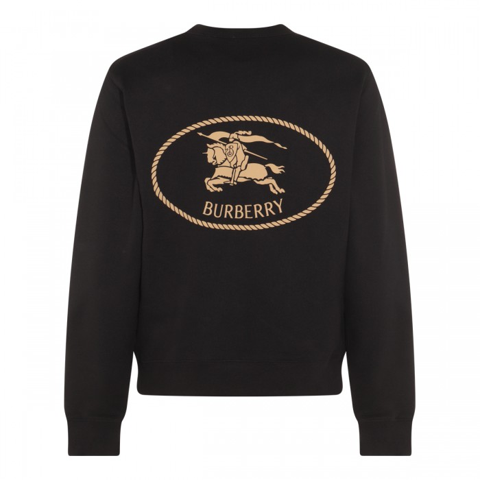 BLACK COTTON SWEATSHIRT 2