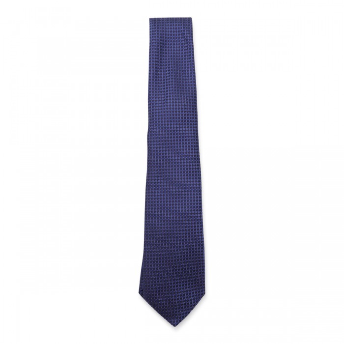 BLUE WOOL TIE