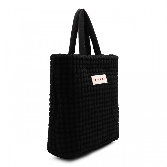 BLACK COTTON TOTES 2