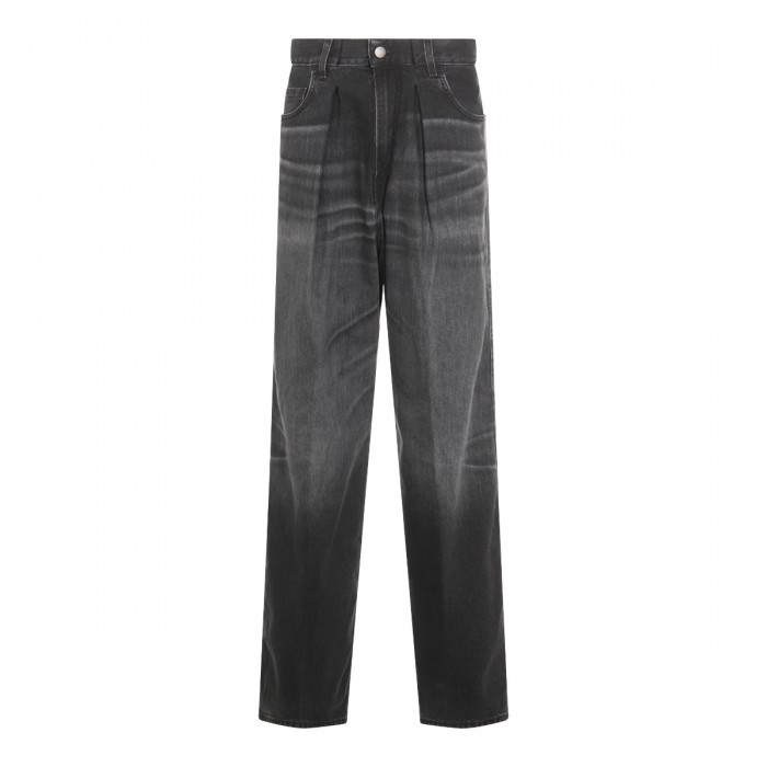 BLACK COTTON JEANS