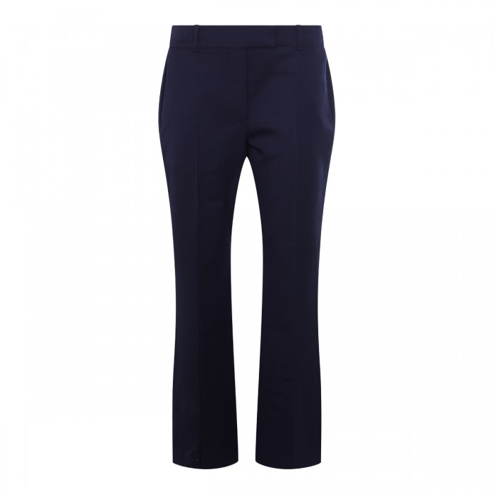 NAVY WOOL PANTS