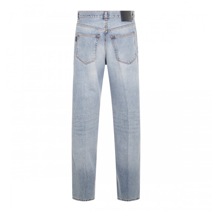 BLUE COTTON DENIM JEANS 2