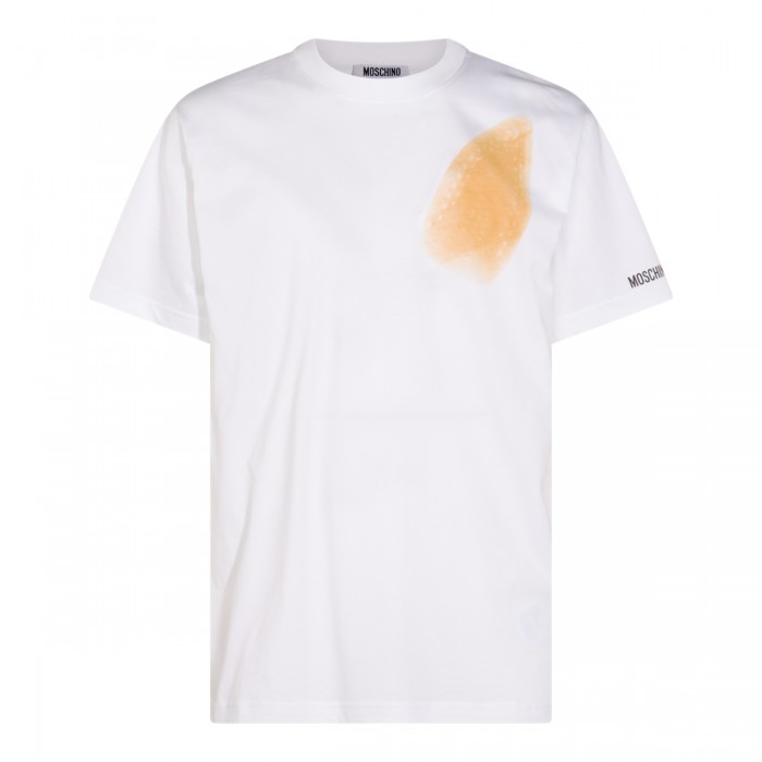 WHITE COTTON T-SHIRT