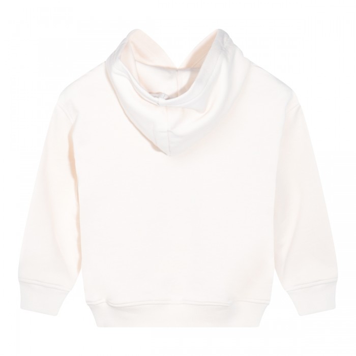 WHITE COTTON SWEATSHIRT 2