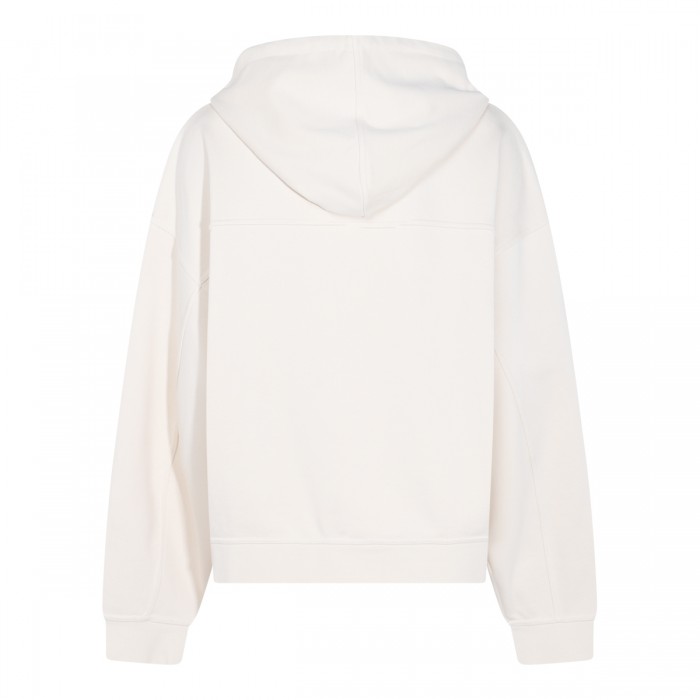 BEIGE COTTON SWEATSHIRT 2