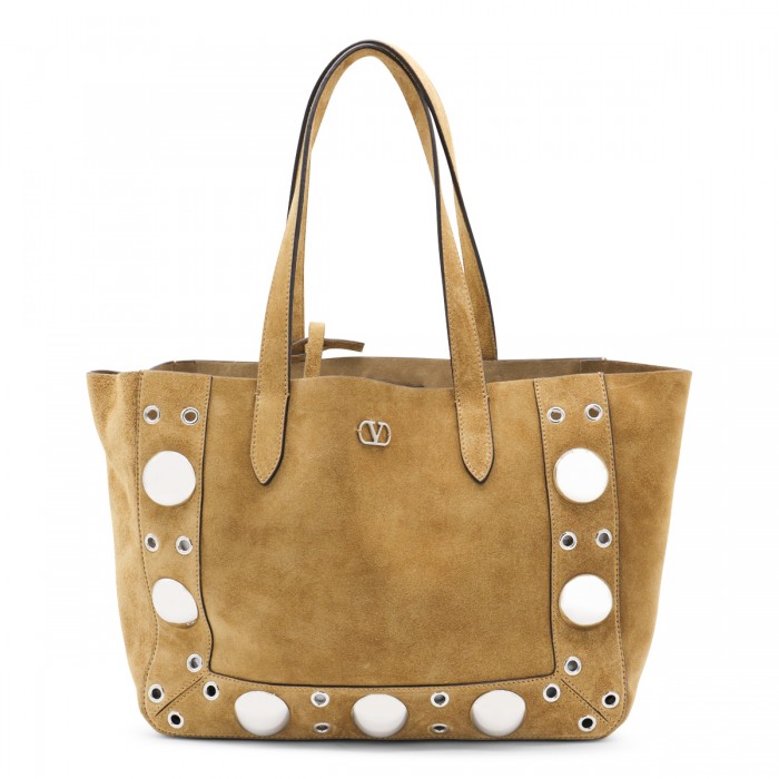 BEIGE NELLCOTE LEATHER TOTES