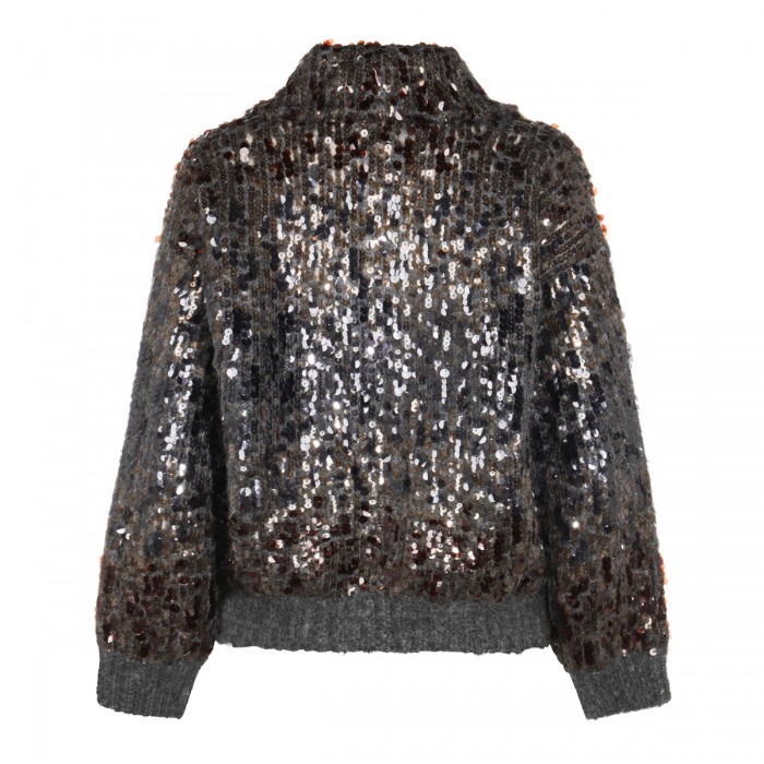 DARK GREY WOOL KNITWEAR 2