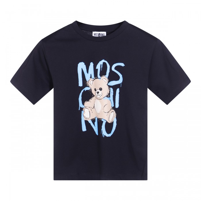 BLACK COTTON T-SHIRT