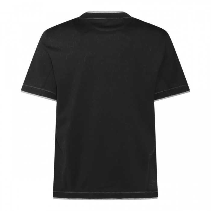 BLACK COTTON T-SHIRT 2