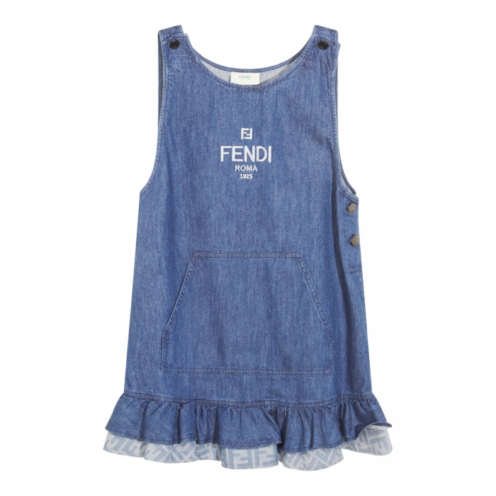 BLUE COTTON DRESS