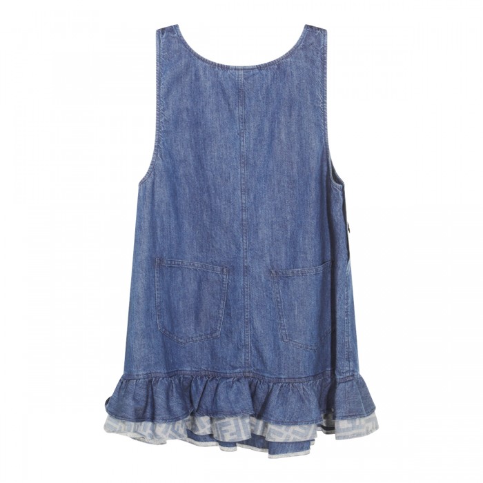 BLUE COTTON DRESS 2
