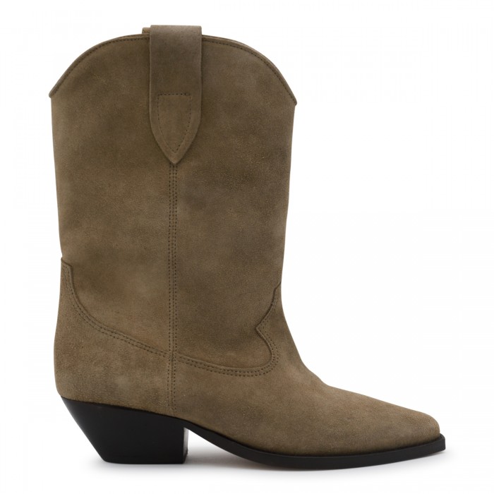 BEIGE LEATHER DUERTO BOOTS