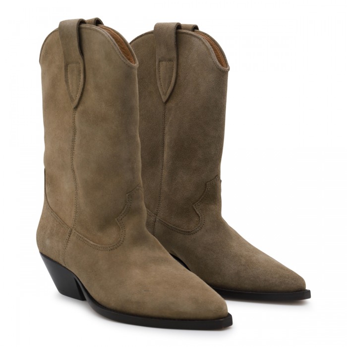 BEIGE LEATHER DUERTO BOOTS 2