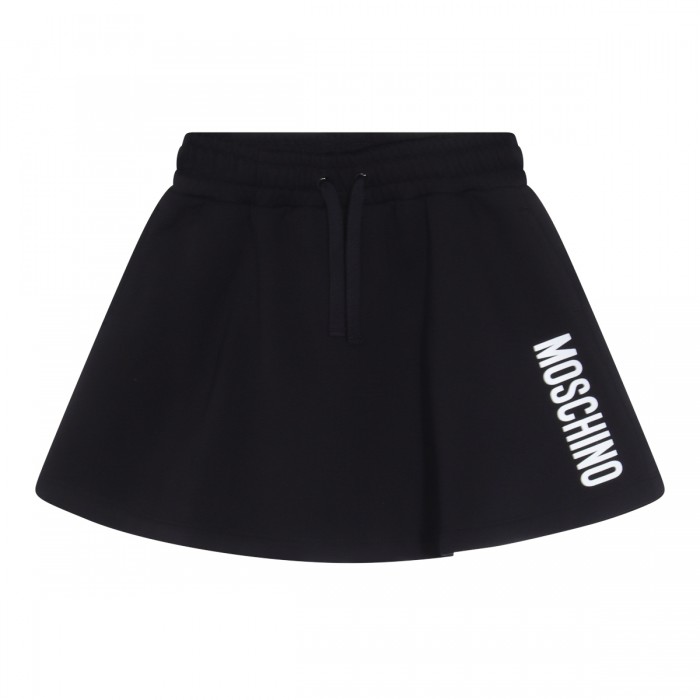 BLACK COTTON SKIRT