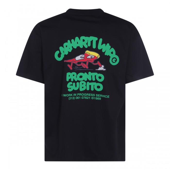 BLACK COTTON T-SHIRT 2