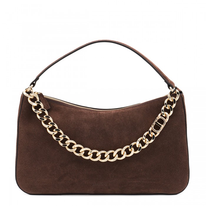 DARK BROWN LEATHER LILIANE...