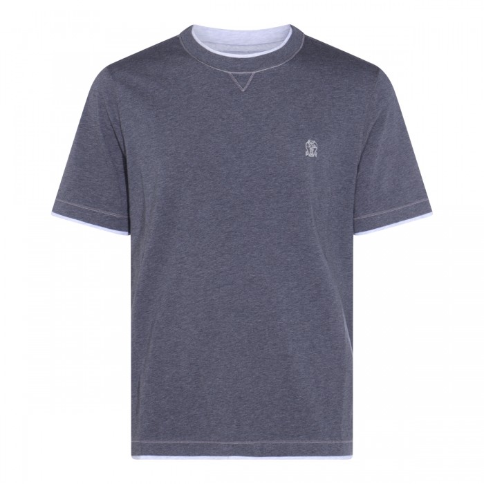 GREY COTTON T-SHIRT