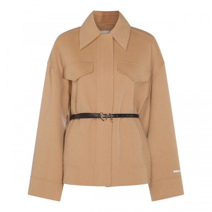 CAMEL WOOL CANTORE COAT