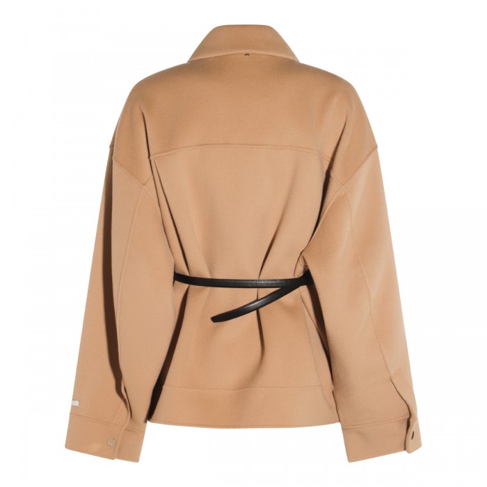 CAMEL WOOL CANTORE COAT 2