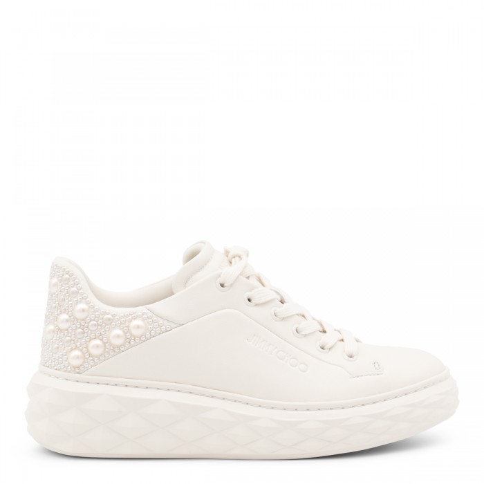 WHITE LEATHER SNEAKERS