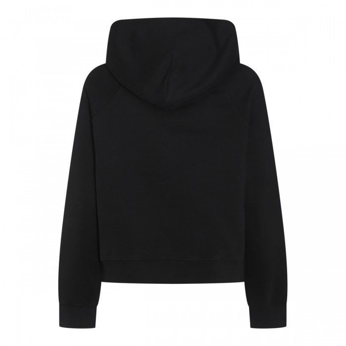 BLACK COTTON SWEATSHIRT 2