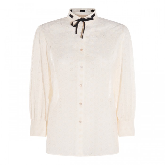 WHITE COTTON SHIRT