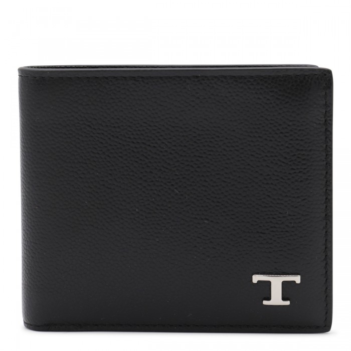 BLACK LEATHER WALLET