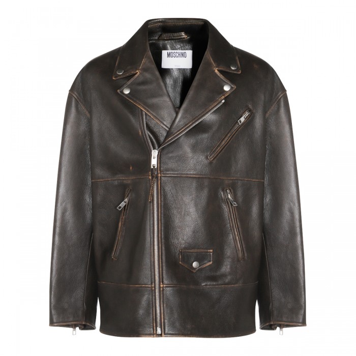 BROWN LEATHER JACKET